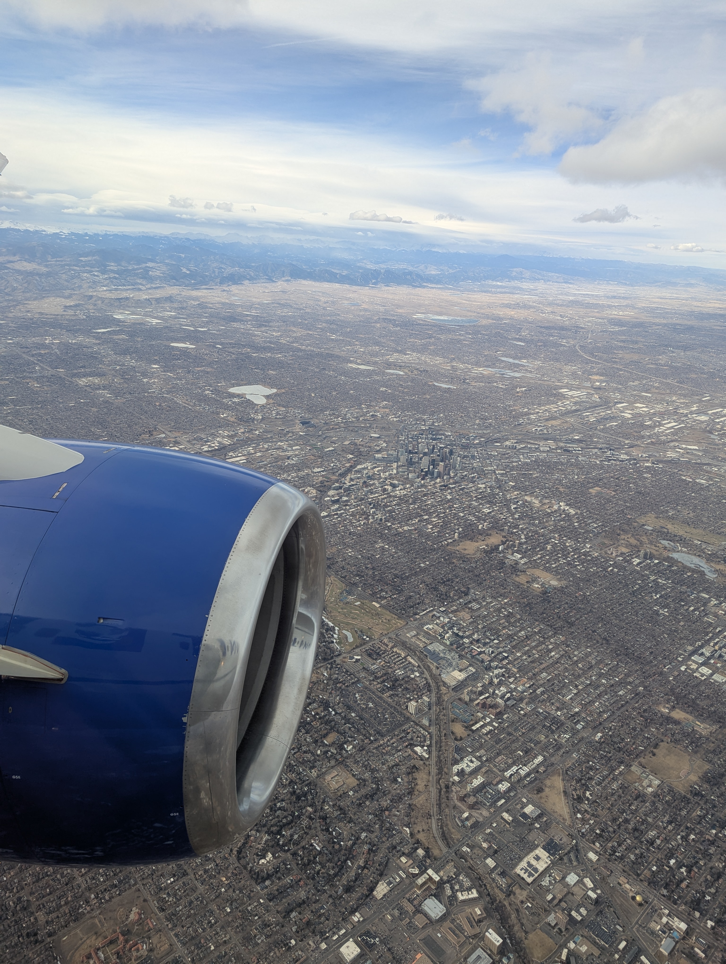 view from plane